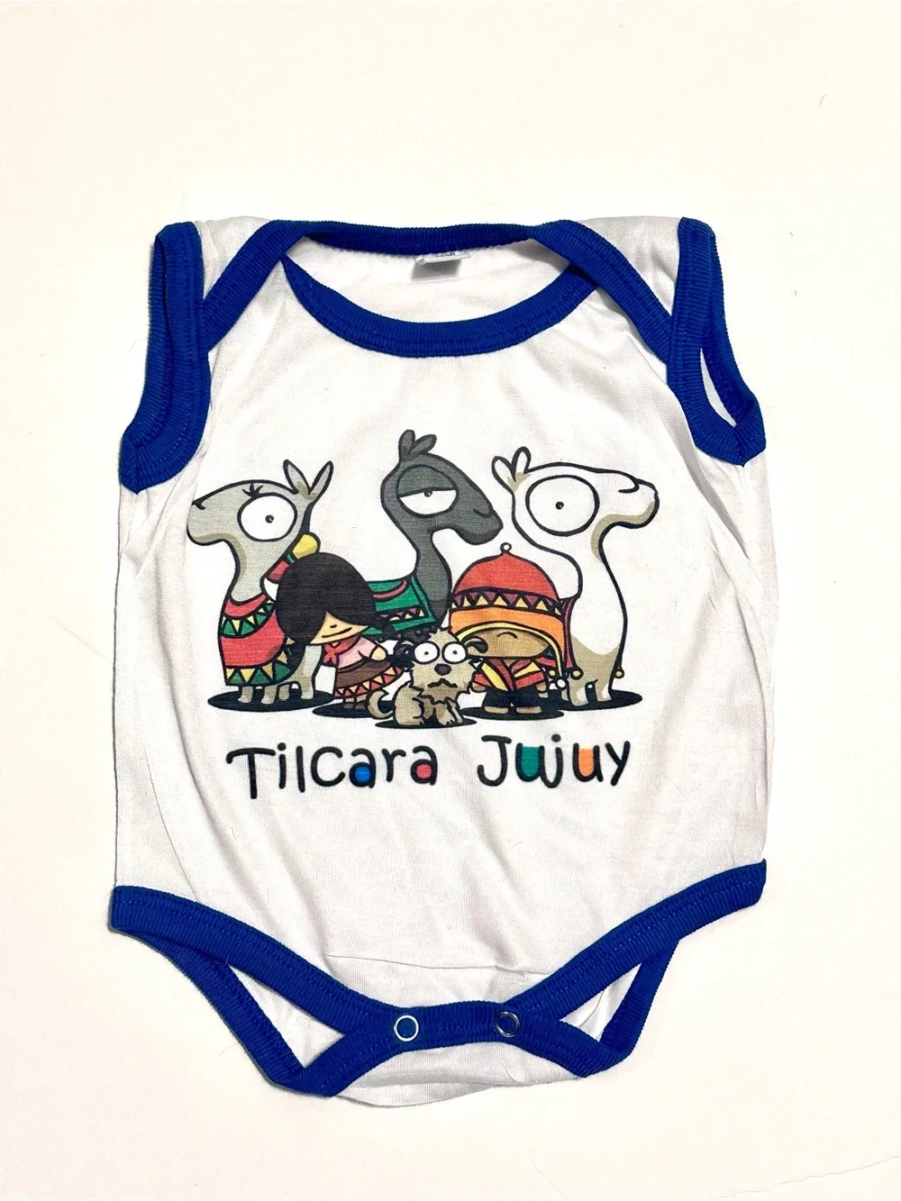 Argentina Onesie! New Blue-Trim White Graphic Kids One-Piece Bodysuit!